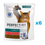 PERFECT FIT Sterile 1+ 6x750 g marhahúsban gazdag teljes értékű szárazeledel felnőtt macskák számára