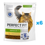 PERFECT FIT Senior 7+ 6x750 g csirkében gazdag száraz teljes értékű eledel idős macskák számára