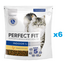 PERFECT FIT Indoor 1+ 6x750 g csirkében gazdag száraz teljes értékű eledel felnőtt macskák számára