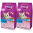 WHISKAS Eledel felnőtt macskának, tonhal zöldséggel 2 x 14 kg