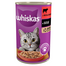 WHISKAS Adult  400 g teljes értékű nedves eledel felnőtt macskáknak marhahússal szószban