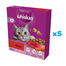 WHISKAS Adult 5x800g száraz teljes értékű eledel felnőtt macskáknak ízletes marhahússal