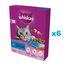 WHISKAS Adult 6x300g szárazeledel felnőtt macskáknak ízletes tonhallal