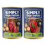 SIMPLY FROM NATURE Mokra karma dla psa kozina z ziemniakami + konina z ziemniakami 400 g x 12 szt.