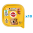 PEDIGREE  Adult tacka 10x300 g mokra karma dla psów z kurczakiem i olejem z ryb w musie