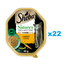 SHEBA Nature’s Collection tacka 22x85 g mokra karma pełnoporcjowa dla dorosłych kotów kawałki z indykiem przybranym marchewką w sosie