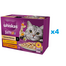WHISKAS Adult saszetka 48x85g Kremowe Wariacje mokra karma dla dorosłych kotów w sosie z: kurczakiem i warzywami, jagnięciną i indykiem