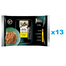 SHEBA Delicacy Fine Flakes Drobiowe Smaki saszetki 52x85 g mokra karma pełnoporcjowa dla dorosłych kotów w galaretce kawałki z: kaczką, kurczakiem, drobiem, indykiem