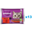 WHISKAS Adult saszetka 52x85g Klasyczne Posiłki mokra karma dla dorosłych kotów w sosie z: wołowiną, kurczakiem