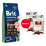 BRIT Premium By Nature Junior Extra Large XL Chicken 15 kg + WOOLF Chicken And Rawhide Twister 2 x 100 g szárított bőr csirkehússal körbetekerve AJÁNDÉKBA