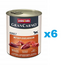 ANIMONDA GranCarno Wieprzowina z sercami drobiowymi dla psa 6x800 g