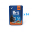 BRIT PREMIUM Pouch Salmon Sterilized 24 x 100g z łososiem dla kotów sterylizowanych