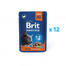 BRIT PREMIUM Pouch Salmon Sterilized 12 x 100g z łososiem dla kotów sterylizowanych