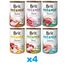 BRIT Pate&Meat Mix smaków 24x400 g pasztet dla psów