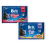 BRIT Ízek keveréke Cat Adult Meat and Fish Plate 8x100g