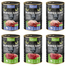 SUPER RAFI Cat Mix 2 íz 6x400g nedves macskaeledel