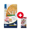 FARMINA N&D Ancestral Grain Lamb & Blueberry Adult Mini kutya 2.5 kg + FARMINA N&D Quinoa Dental Treat Fresh breath Mini 60 g (7 db) AJÁNDÉK!