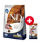 FARMINA N&D Brown Dog Adult Mini Lamb, Spirulina, Carrot 5 kg + FARMINA N&D Brown Dental Treat Coat Lamb Mini 60 g (7 db.) INGYEN!