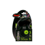 FLEXI Automatikus póráz Black Design M 5 m zöld szín