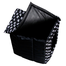 PETSBED Kennel Lair fekete mancsokkal 44 x 38 cm