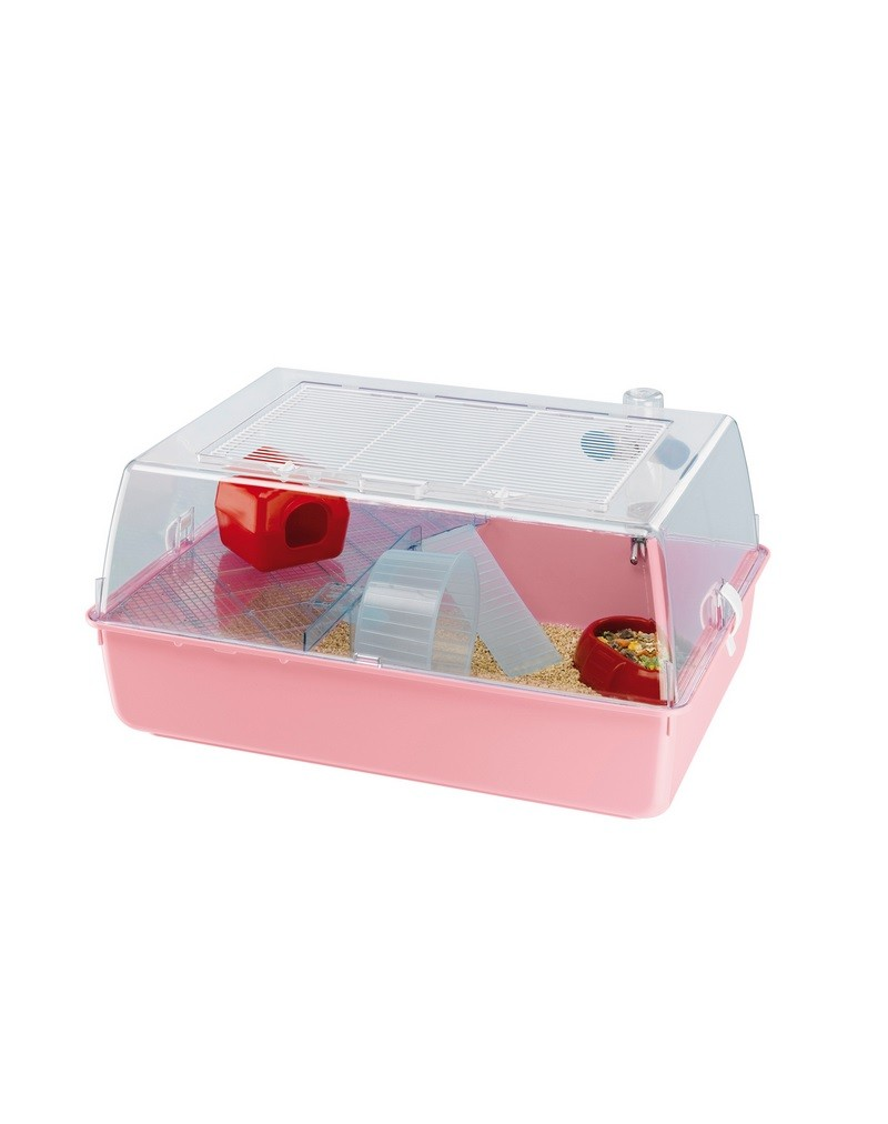 Ferplast Kooi voor hamsters en muizen, Ferplast STADIUM, design kooi, incl.speelaccessoires, 49,5 x 34 xh 33 cm