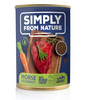 SIMPLY FROM NATURE Wet Food for dogs horse, linseed and carrot 400 g