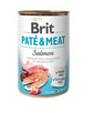 BRIT Pate&Meat salmon 400 g lazacpástétom kutyáknak