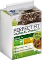 PERFECT FIT Natural Vitality tasakok 6x50 g teljes értékű nedves eledel felnőtt macskáknak ivartalanítás után is pulyka- és csirkemártással