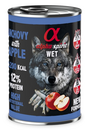 ALPHA SPIRIT Anchois z jabłkiem 400 g mokra karma dla psa