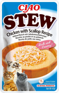 INABA CIAO Stew Csirke és fésűkagyló étel 40g