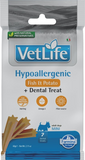 FARMINA Vet Life Dental Treat Hypoallergenic Fish Mini 60 g (7 db) dentális jutalom kutyák számára kis fajtákhoz