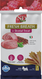 FARMINA N&D Quinoa Dental Treat Fresh breath Mini 60 g (7 db) fogápoló falat kutyák számára kis testű fajtákhoz