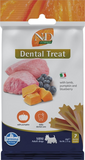 FARMINA N&D Pumpkin Dental Treat Lamb Blueberry Mini 60 g (7 szt) dentális jutalomfalat kistestű kutyáknak