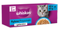 WHISKAS Adult 40 x 85 g Hal ízek a zselés lazacban, tonhalban, tőkehalban, fehér halban