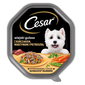 CESAR tálca 150 g teljes értékű nedves eledel felnőtt kutyáknak csirkés, zöldséges és petrezselymes mártással
