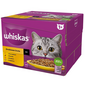 WHISKAS Adult Poultry Feast mártásban 24x85 g csirke, kacsa, baromfi, pulyka darabok felnőtt macskák számára