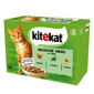 KITEKAT Finom ízek tasak 12x85g teljes értékű nedves eledel felnőtt macskáknak pulyka, nyúl és baromfi mártással