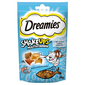 DREAMIES ShakeUps Multivitamins 55g macska csemege tengeri herkentyű lakoma lazac, tonhal és garnélarák ízesítéssel