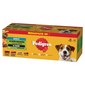 PEDIGREE Adult Choice of Flavors zöldségekkel 40x100g teljes értékű nedves eledel felnőtt kutyáknak, marhahús és bárányhús keverékével, marhahús és máj keverékével, csirkével, pulykával, mártásban