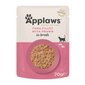 APPLAWS Cat Adult Pouch Tuna Fillet with Prawns in Broth tuńczyk i krewetki tygrysie w bulionie 70 g
