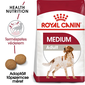 ROYAL CANIN MEDIUM ADULT - közepes testű felnőtt kutya száraz táp 18 kg