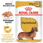 ROYAL CANIN DACHSHUND ADULT - Tacskó felnőtt kutya nedves táp 85g x 12