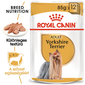 ROYAL CANIN YORKSHIRE TERRIER ADULT - Yorkshire Terrier felnőtt kutya nedves táp 85g x 12