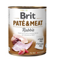 BRIT Pate&Meat rabbit 800 g nyúlpástétom kutyáknak
