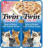 INABA Twin Tonhal csirkehússal és fésűkagylóval húslevesben macskáknak 2x40 g