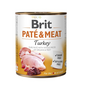 BRIT Pate&Meat turkey 800 g pulykapástétom kutyák számára